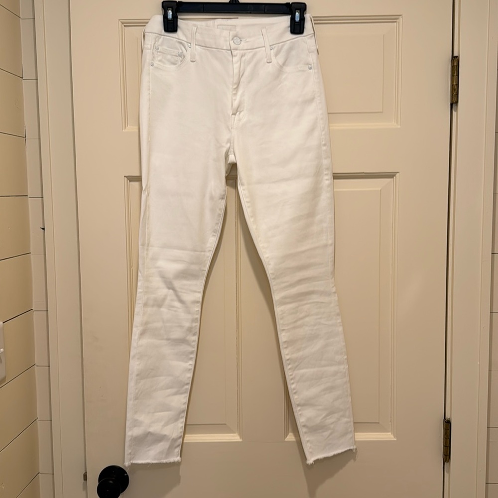 Mother Looker Ankle Fray Jeans